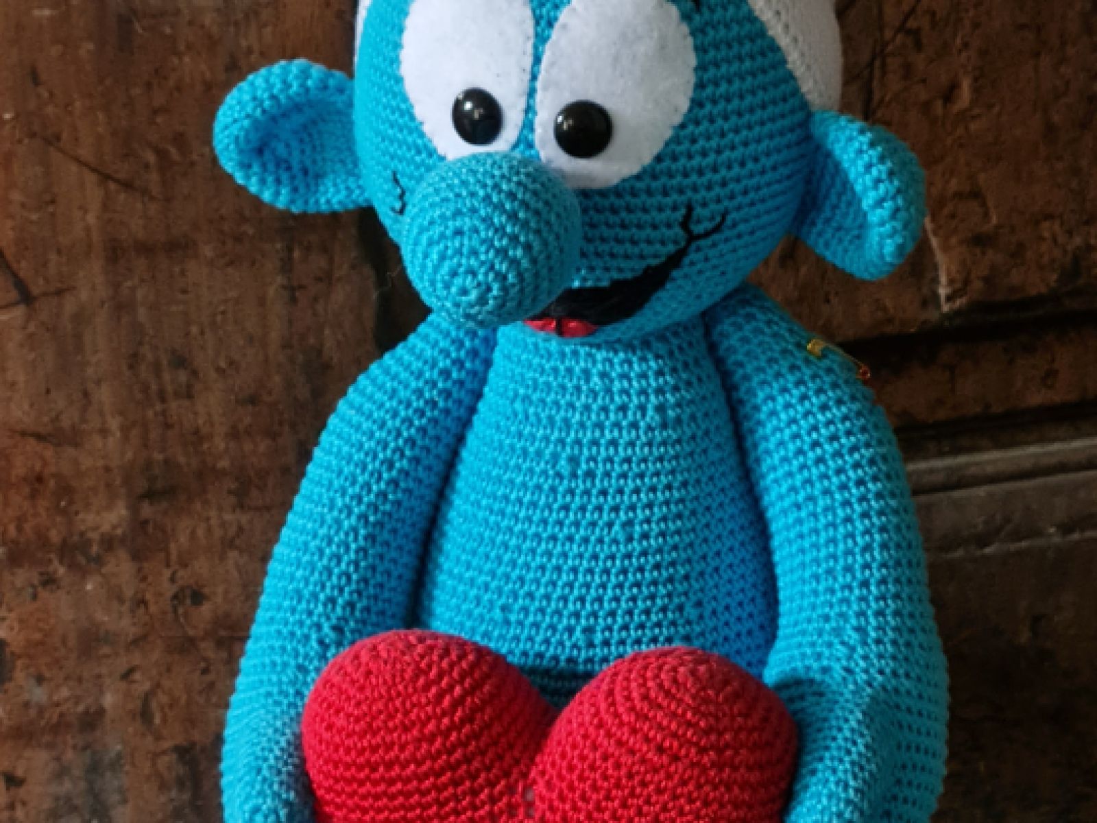 Schlupf gehäckelt ca 35 cm gross