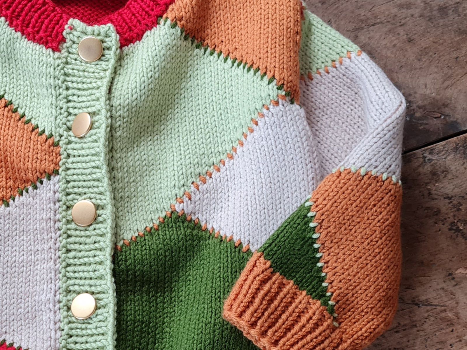 Strickjacke Kunterbunt